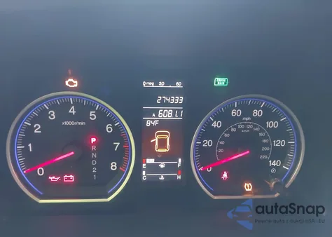 2008 Honda Cr-V Ex-L z USA, uszkodzony, nr VIN 5J6RE48728L034544